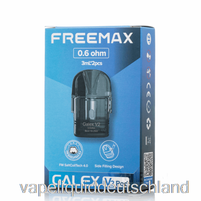 Freemax Galex V2 Ersatz-Pods 0,6 Ohm Galex V2 Pods Vape Deutschland